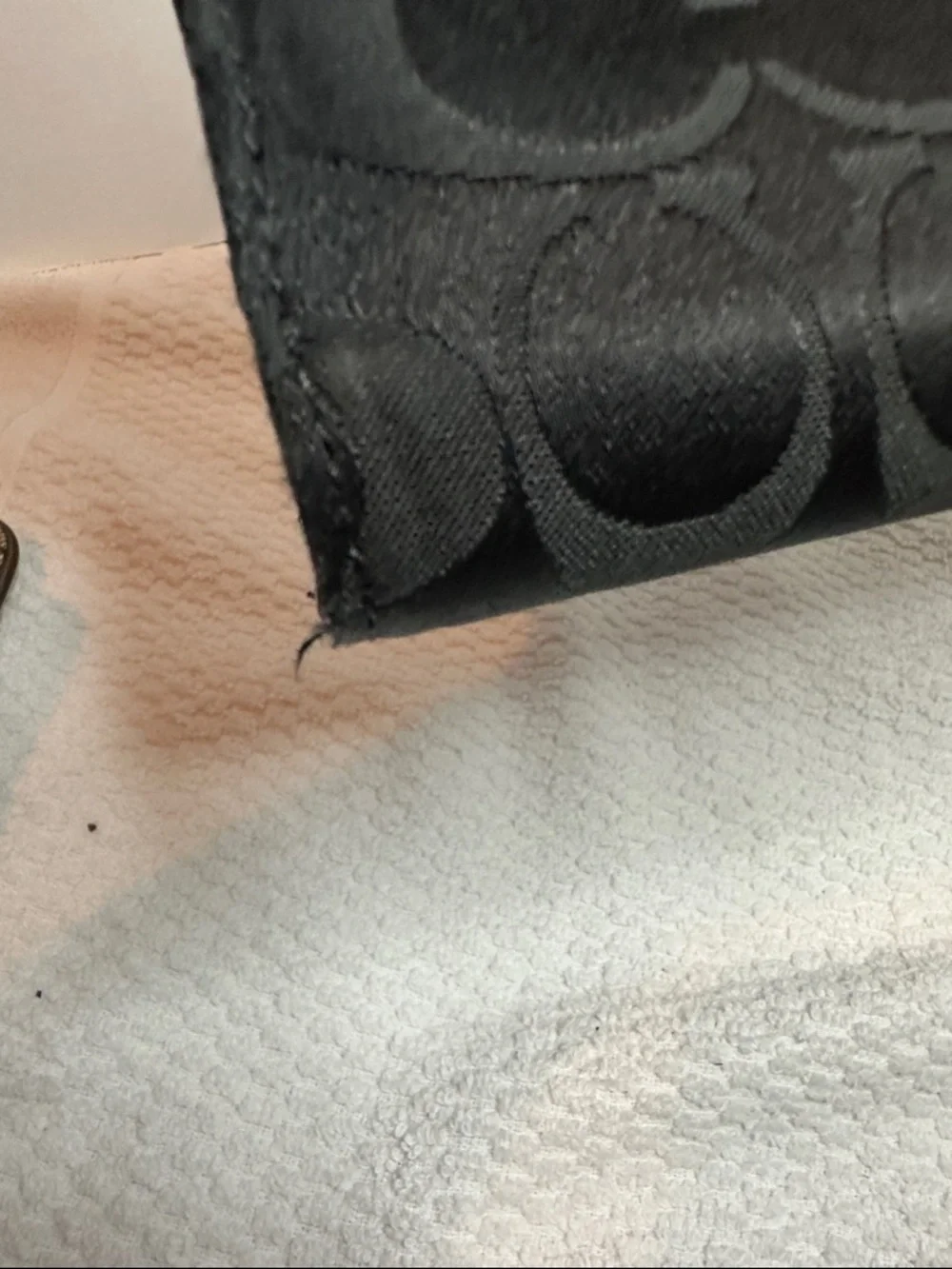 Coach Black snake and embossed Signature turnlock continental Wallet - Picture 8 of 9